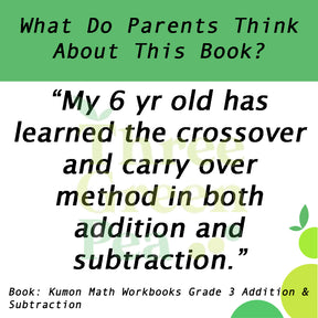 Kumon Math Workbooks Grade 3 - ADDITION and SUBTRACTION