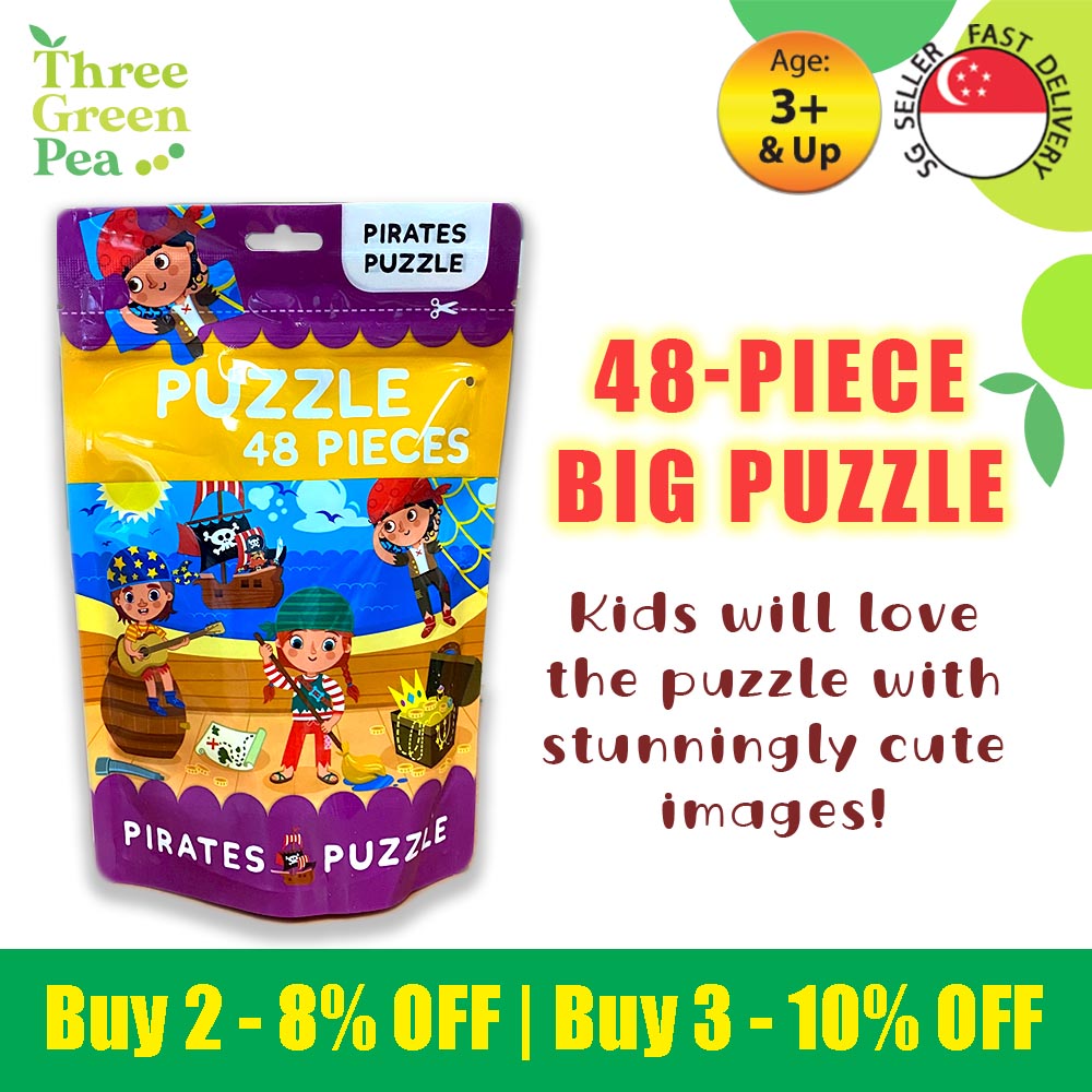 Jigsaw Puzzle In Bag (48 Big Pieces) | Suitable for Ages 3 and Above