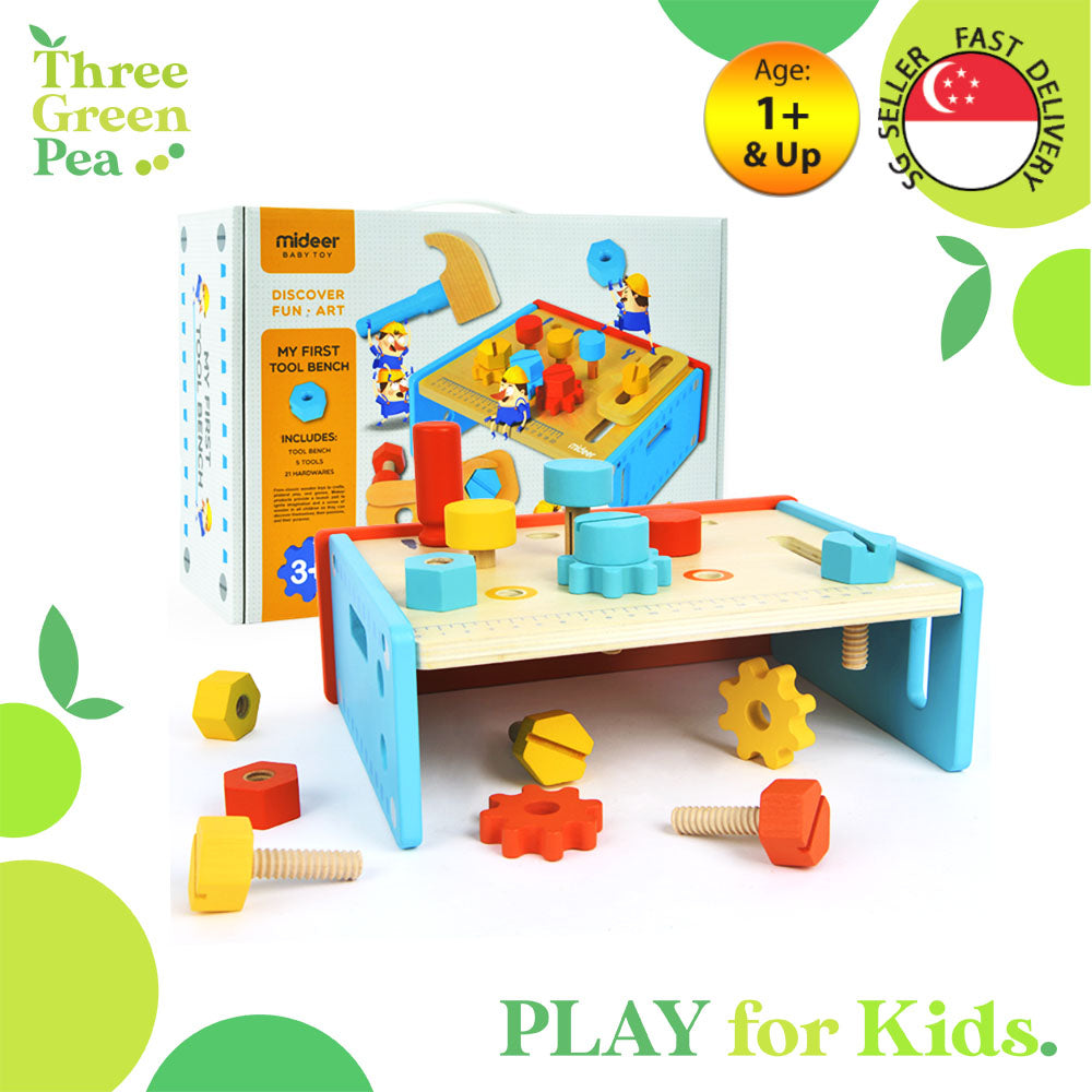 MiDeer Children Toys - My First Tool Bench - Learning and Educational Toy - Great Gift Ideas for Ages 3 and above