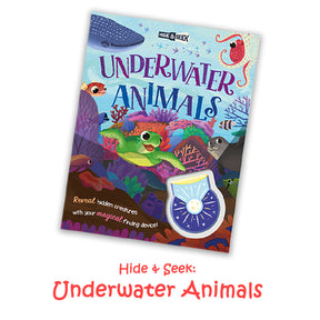 Children Interactive Board Books | Hide and Seek - Forest Friends/Underwater Animals/Awesome Dinosaurs/Magical Adventure | Suitable for Age 4-6 [B1-2]