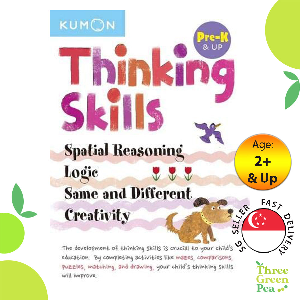 Kumon Workbooks Bind-Up Thinking Skills Series - Pre-K and Up