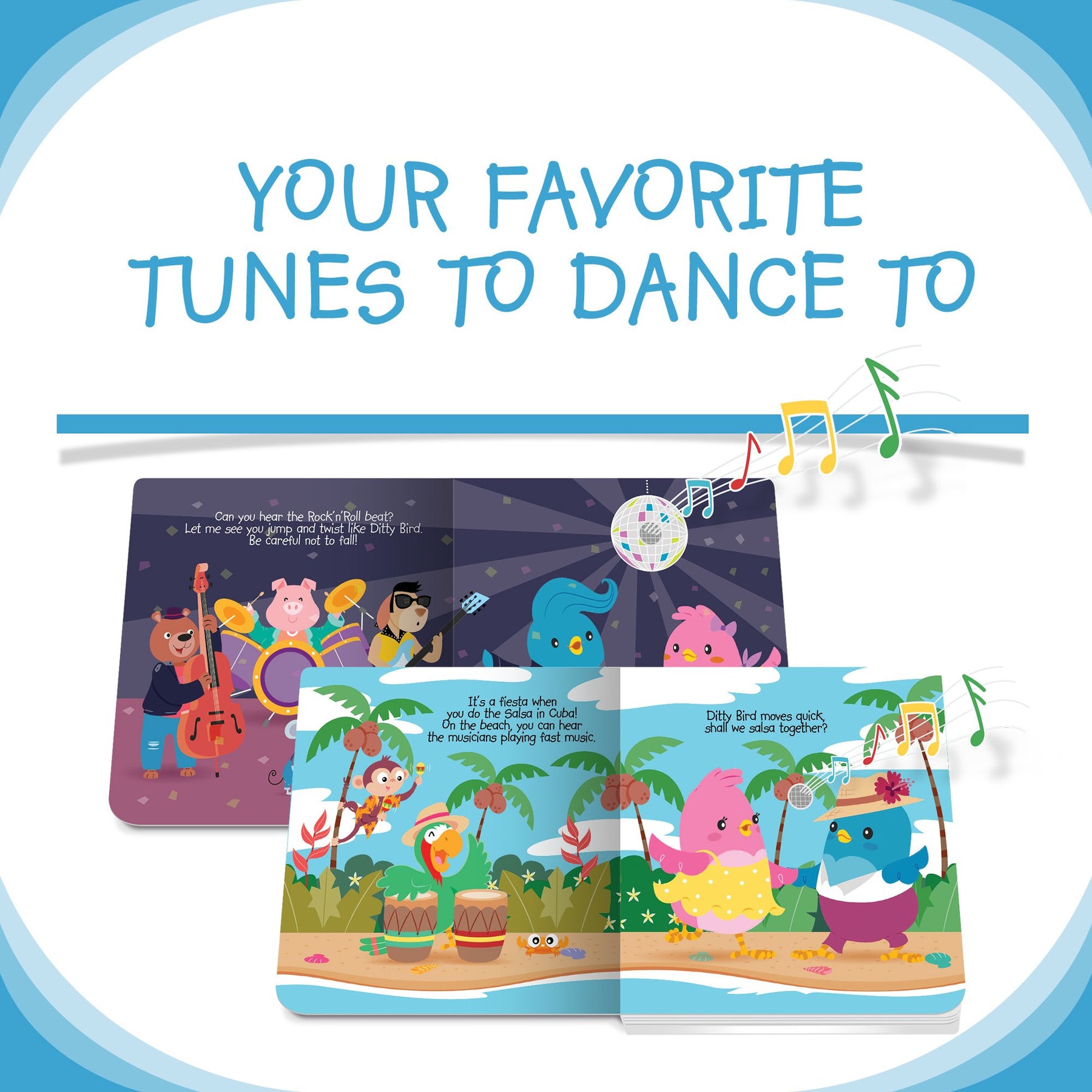Ditty Bird Music To Dance To Sounds Book [Authentic] - Audio Sound Book for Children Ages 1+ Ready Stocks [B1-3 OTHERS]
