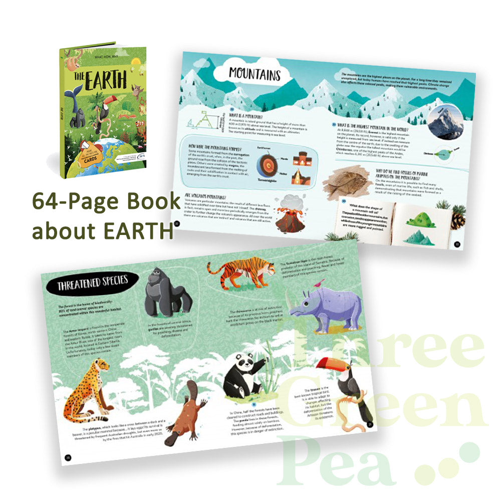 Jigsaw Puzzles for Children - The Ultimate Atlas N Puzzle Set - EARTH/SPACE/VOLCANOES/ANIMALS  - For Age 6+ [B2-3/4/5]