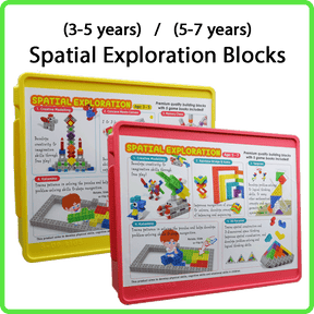 Spatial Exploration Blocks with 5-in-1 Games